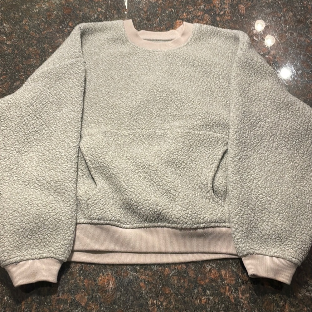 Madewell Sherpa Sweatshirt